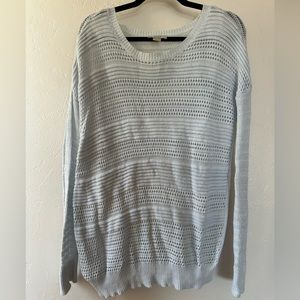 Loft Women’s sweater - light blue - L - GUC - winter spring